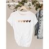 Graphic Tee Clothes 90s Sweet Love Heart Valentine Ladies Print T Clothing Summer Female Wounisex's Short Sleeve T-Shirts