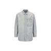 SS22 Seagull Logo Embroidered Denim Jacket Men Jacket Light-Gray 2ESGNM2SJ736LFDN