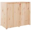 Outdoor Kitchen Cabinet MEPPEL 106 X 55 X 92 Cm Solid Pine Wood