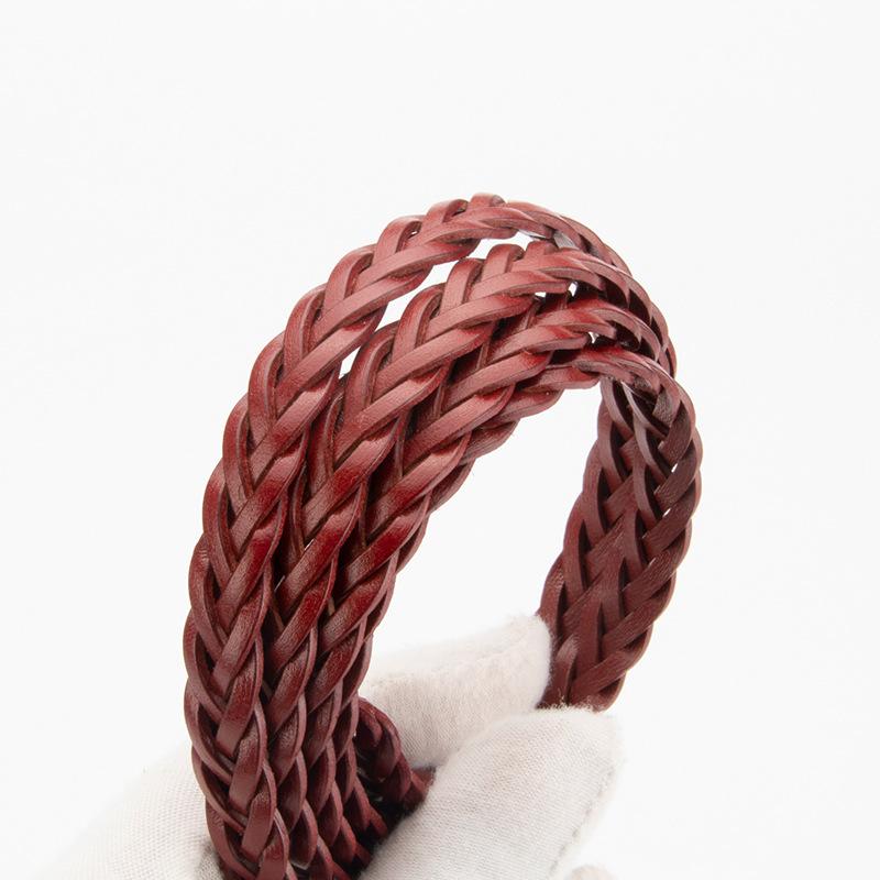 Twill Woven Belt for Women Ins Style Pin Buckle Skirt Trousers Belt Versatile Decorative Waist Rope for Women