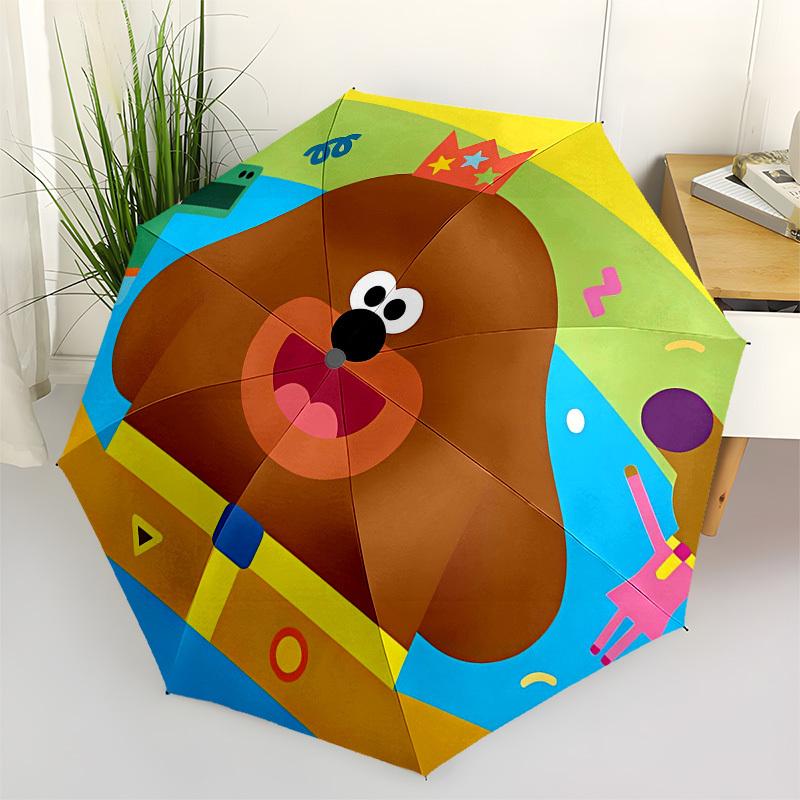 

Duggee, Adventure Automatic Opening and Closing, 8 rib Structure Portable Umbrella, Suitable for Men and Women in All Seasons Perfect Gift