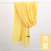 Solid color cashmere bristle scarf women's autumn and winter warm versatile gift shawl factory