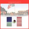 Celebrate Unity With 90*150cm Us Mx Friendship Flag Made Of Durable Polyester Fabric