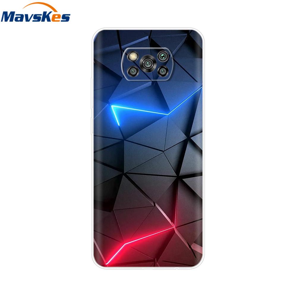 Pour Xiaomi POCO X3 Coque Pour Poco X3 Pro NFC Silicone Souple Arrière Pour Poco X3 POCOX3 X 3 NFC 6.67'' Fundas Coques Coque Pare-chocs