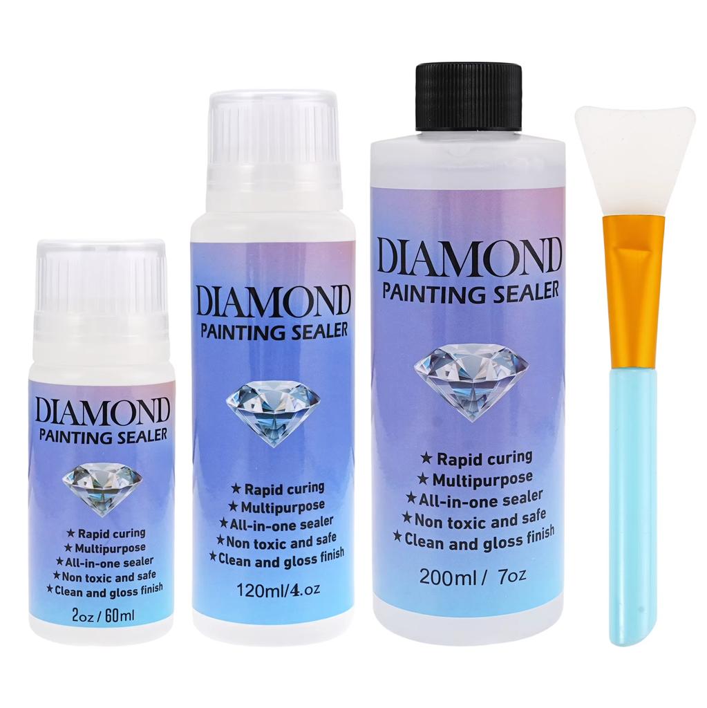 60ML/120ML/200ML Diamond Painting Sealer DIY Conserver Puzzle Glue Diamond Painting Accessories and Tools