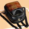 Vintage Embossing Women Large Capacity Backpack Leather Vintage Bag for Women School Bag Travel Rucksack Ladies Bookbag Knapsack
