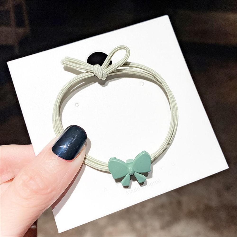Cute Women Girl High Elastic Bow Hair Tie Rope Hair Ring
