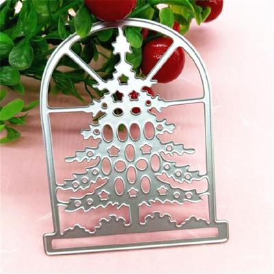 Sagome Metalliche Albero di Natale Stencil per Goffratura Scrapbooking per Biglietti