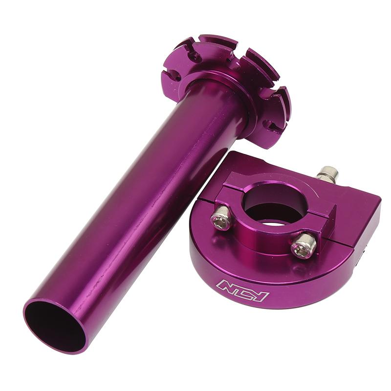 Motorcycle Aluminum Throttle Twist Grip 22mm 7/8" Throttle Knob Gas Grip With Cable For Motorcycle Pit Dirt Bike
