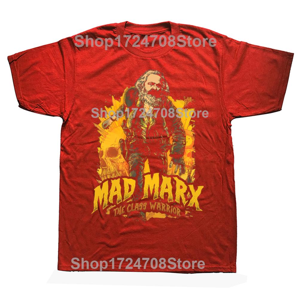 Men The Great Marx Attacks Vintage T Shirts Communist Meme Comfortable Cotton Clothes Funny Short Sleeve Tees Plus Size T-Shirt