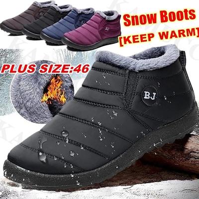 Woman Snow Boots Plush New Warm AnkleS Boots For Women Winter Boots Waterproof Women Boots Female Winter Shoes Women Booties