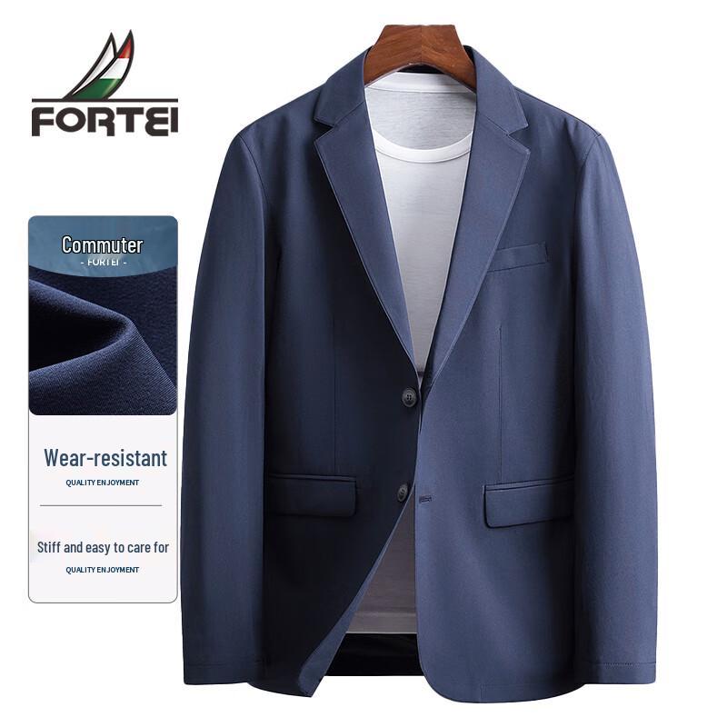 Мужской блейзер FORTEI в стиле business casual с плоским лацканом 46