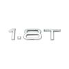 1.8T 2.0T 3.0T V6T V8T ABS badge stickers car rear trunk displacement decoration label