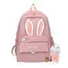 Schoolbag college students multi-functional make-up commute schoolbag new backpack trend large capacity simple cute backpack