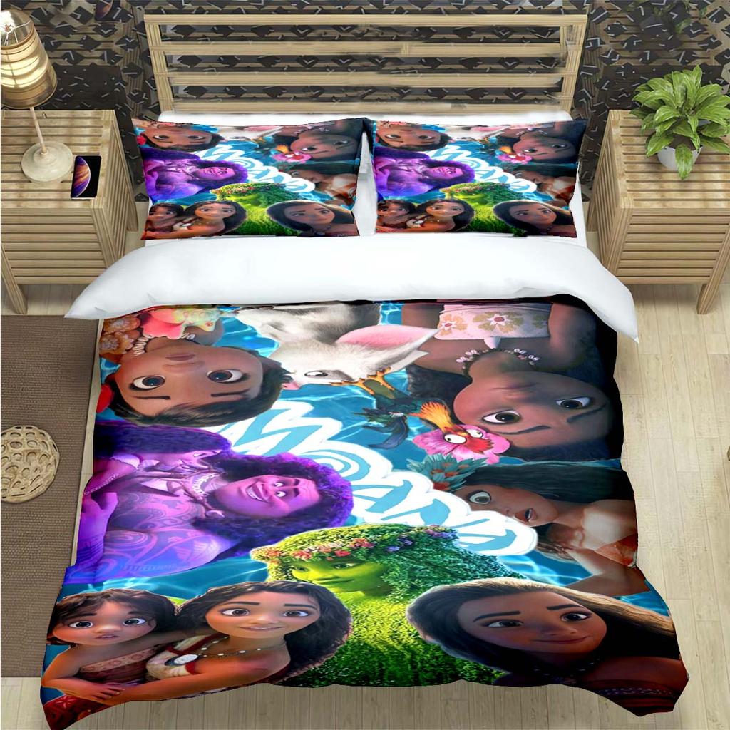Fashion Print Moana Bedding Sets Bed Supplies Set Duvet Cover Bed Comforter Set Bedding Set child Birthday Gift