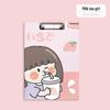 Cute Cartoon A4 Paper Folder - Creative Office Stationery for Students and Document Storage