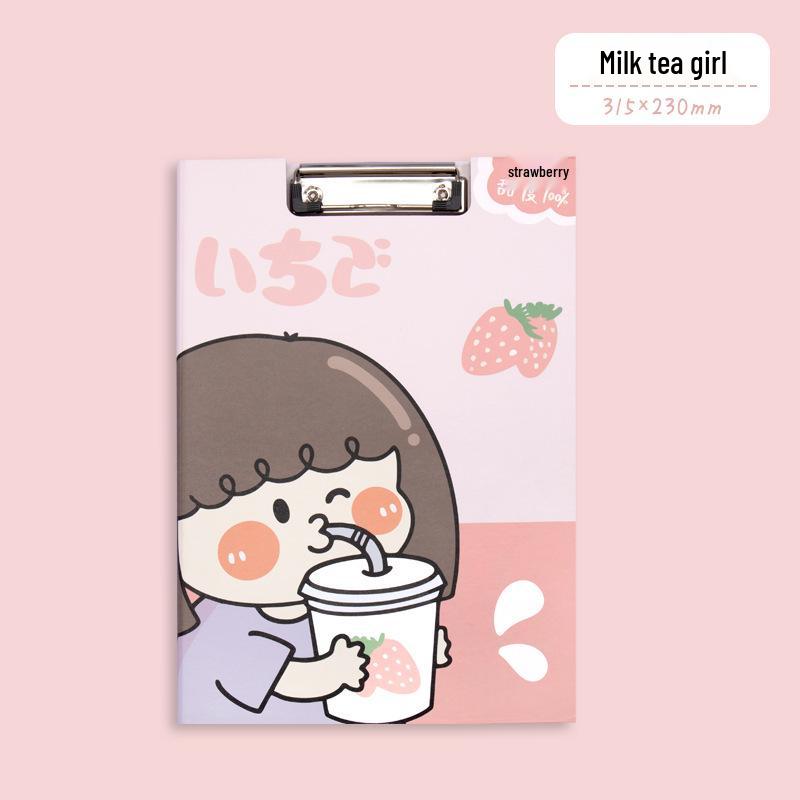 Cute Cartoon A4 Paper Folder - Creative Office Stationery for Students and Document Storage