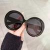Big Frame Luxury Brand Designer Round Sunglasses Women For Men Vintage Punk Popular Oversized Retro Travel Sun Glasses Uv400