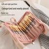 PU Waterproof Foldable Makeup Brush Storage Bag: Multifunctional, Dustproof & Travel-Friendly