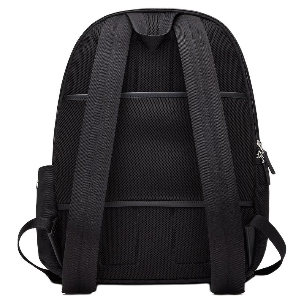 Bally Logo Fabric Backpack Men Backpack Black 6238384