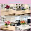 Mini Artificial Jasmine Bonsai Plant With Soft Plastic Leaves For Home Decor And Photography Props