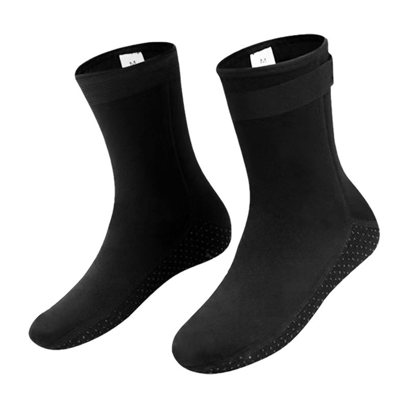 3mm Chloroprene Rubber Diving Socks, Warm Socks, High Elasticity, Snorkeling Surfing Socks, Non slip Beach Socks, Universal