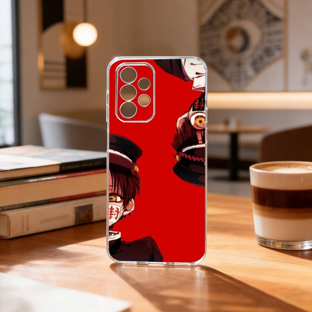 Toilet-Bound Hanako-kun Cute Anime Phone Case For Samsung S25,S24,S21,S22,S23,S30,Ultra,S20,Plus,Fe Transparent Cover