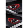 Powerful Carbon Fiber Sticker Car Door Inner Handle Frame Interior Trim Replacement Parts For Camaro 2016- A