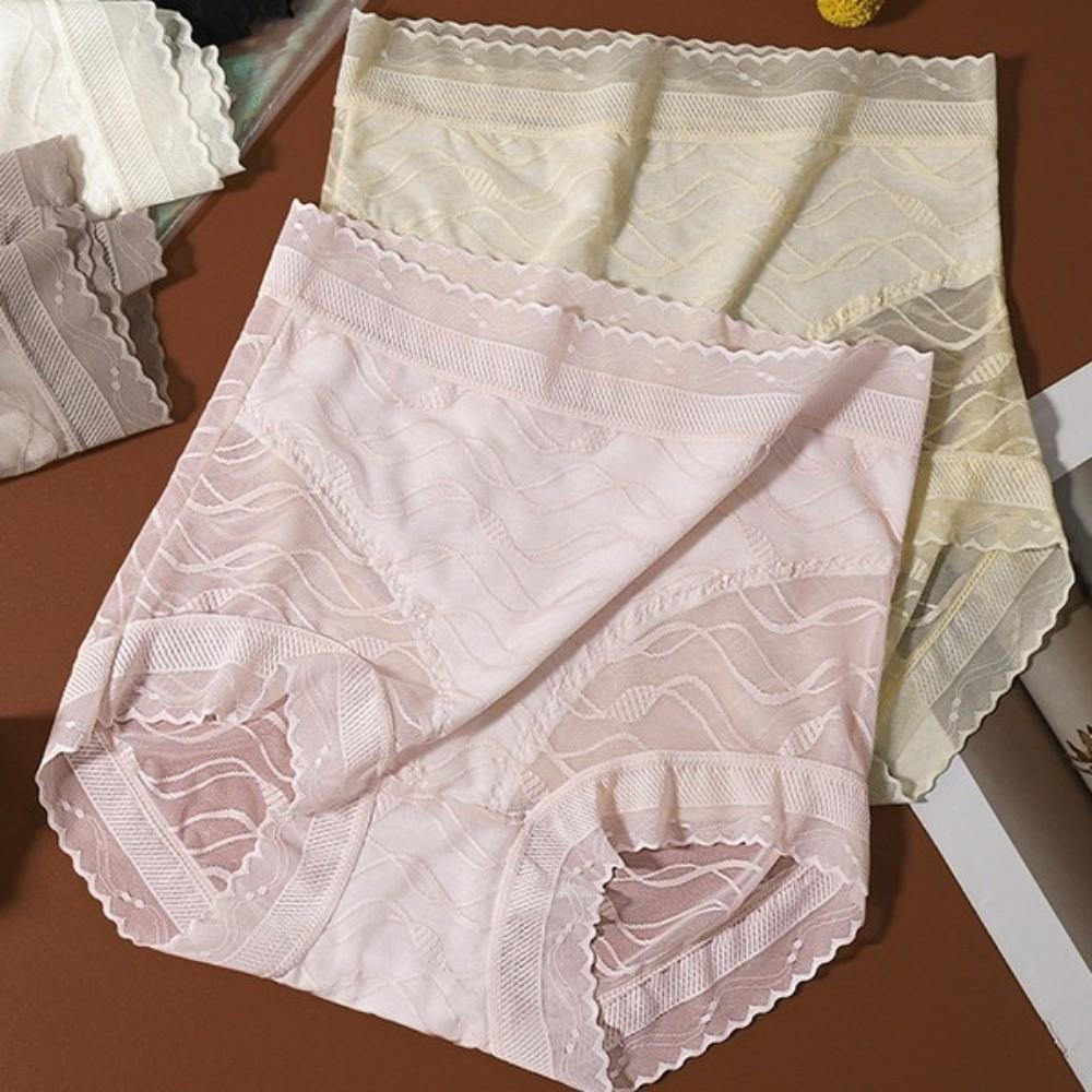 Belly Contracting Postpartum Body Shaper Shapewear Butt Lifter Underpants Thin Lace Panties  Women