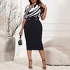 Short Sleeve Plus Size Sexy New In Dresses for Women Casual Long Summer Pencil Dress
