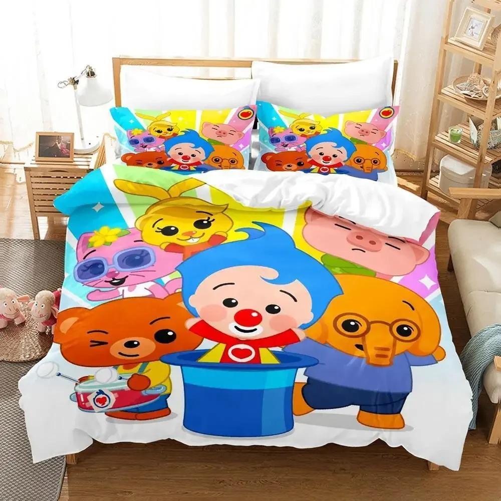 Plim Plim Birthday Bedding Set Single Twin Full Queen King Size Bed Set Aldult Kid Bedroom Duvet Cover Sets Anime Bed Sheet Set