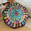 1pc Mandala Art Automatic Umbrella Durable Iron Frame & Plastic Handle, Gift for Men & Women, Sturdy Construction yy250905143