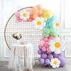 160Pcs Pastel Macaron Balloon Garland Kit Latex Balloon Small Daisy Balloon Decor for Bridal Wedding Baby Shower Party Supplies