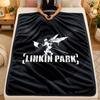 Flannel BlanketLinkin Park Warm Soft Throw Blanket for Indoor Sofa Bed Living Room Use