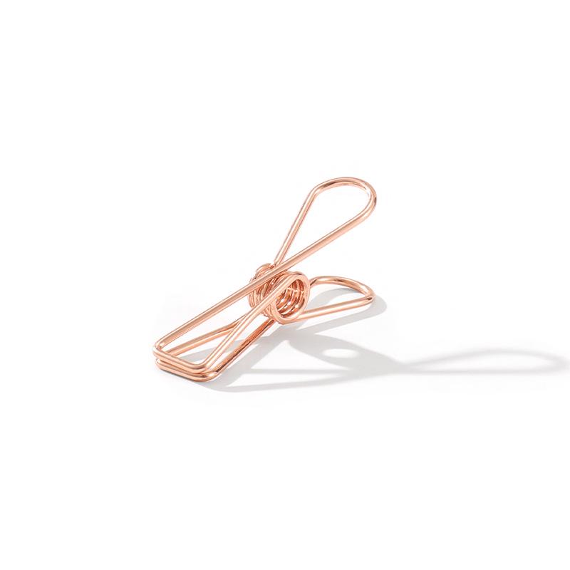 Metal Swallowtail Clips: Versatile Outdoor Tent, Light String, Food Sealing, and Office Supplies Clips