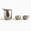 Pure Titanium Double Wall Travel Tea Cup With Spout Outdoor Camping Hiking Portable Infuser Mug 500ml