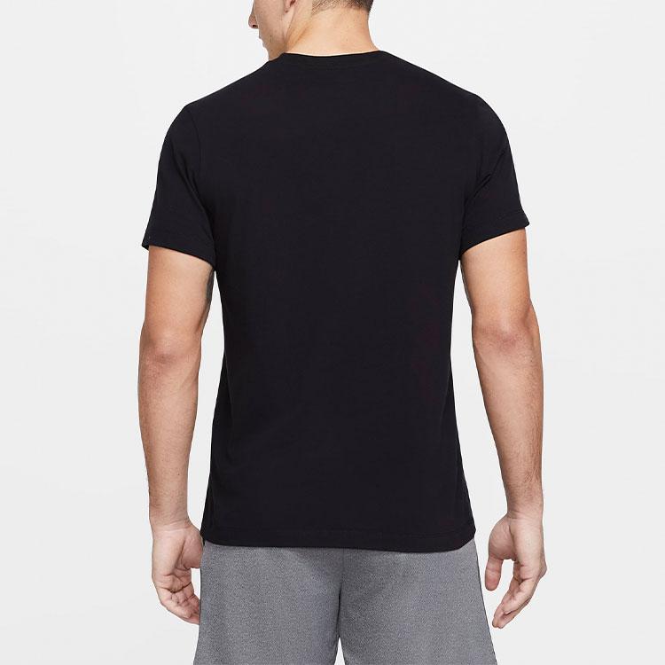 Nike Dri-Fit Casual Training Short Sleeve T-Shirt Men Tops Black DA0656-010