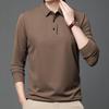 Pierre Cardin Men's Long-Sleeve Breathable Polo Shirt