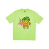 FW21 Large Up T-Shirt Light Lime Cartoon Print Crew Neck Short Sleeve T-Shirt Unisex Tops Green PAL-FW21-364
