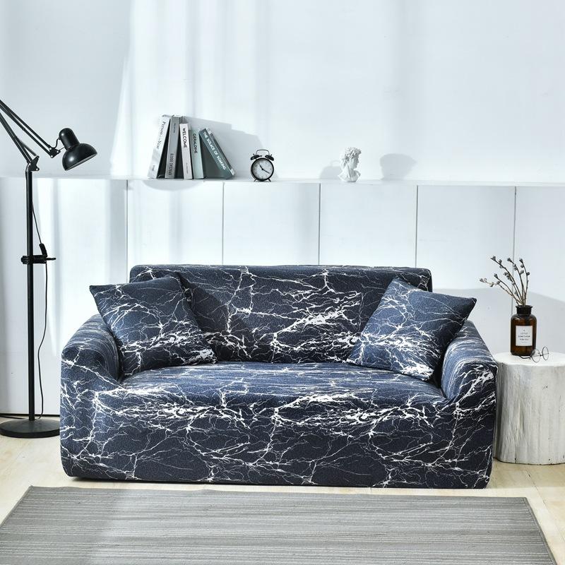 Copridivano Estensibile Combinato All-Inclusive Tessuto Antiscivolo Universale Quattro Stagioni Copridivano Copertura Completa Telo per Divano Aderente