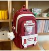 The Schoolbag Is High-value, Cute and Fresh, and the Schoolbag Is Casual, Simple, Lightweight, Versatile and Large-capacity.