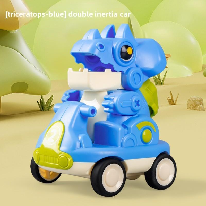 Dinosaur Car Inertia Toddlers Cartoon Animal Design Educational Toy Boy Girl