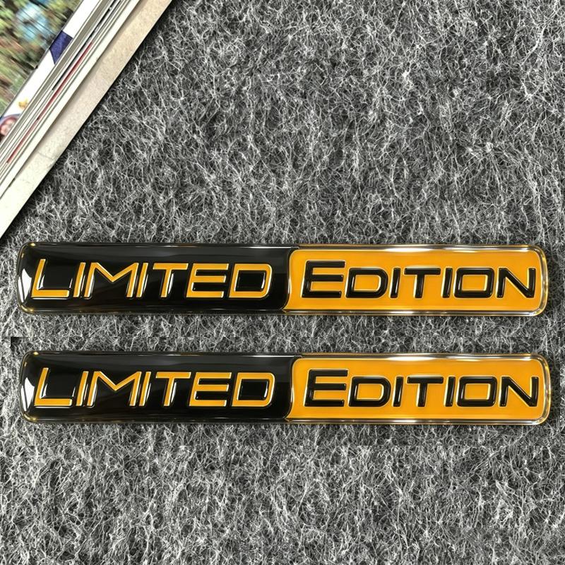 3D Metall LIMITIERTE AUFLAGE Modifiziertes Autoabzeichen 3D Metall Motorrad Autoaufkleber Für Kotflügel Seitenverkleidung Kofferraum Dekoration