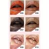 Lila Roter Lippenstift Glitzer Metallischer Lippenstift Hohe Pigmentierung Perlmutt Diamant Matt Lippenstift Nicht an Tasse haftend Langanhaltender Lippenlack Lipgloss