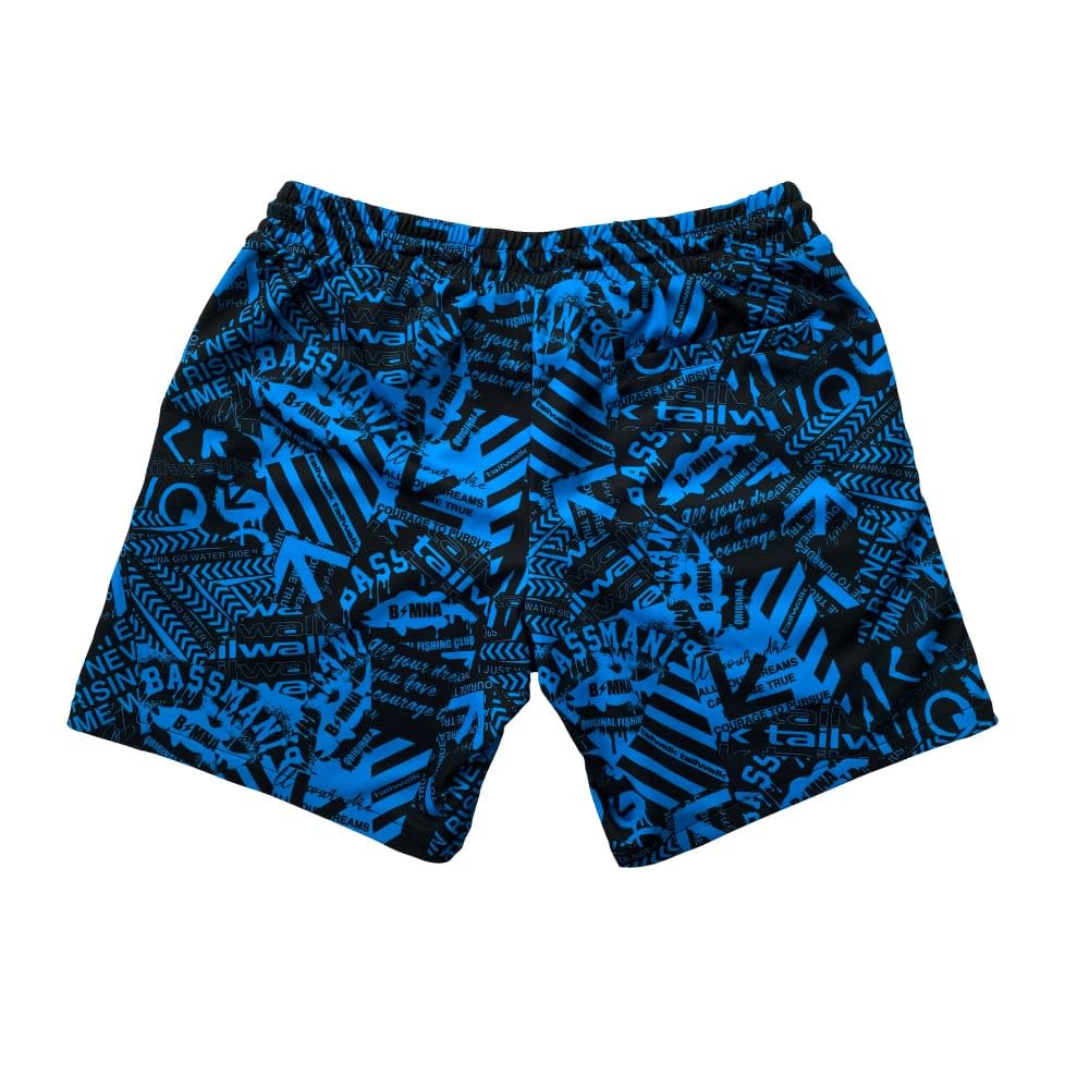 Tailwalk x Bassmania Collaboration Dry Shorts BLACK x BLUE L
