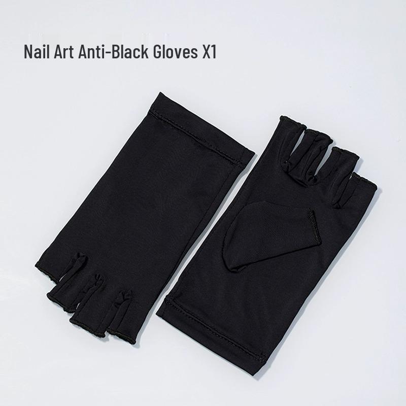 

Устойчивые к УФ-лучам, солнцезащитные перчатки для нейл-арта с открытыми пальцами для защиты