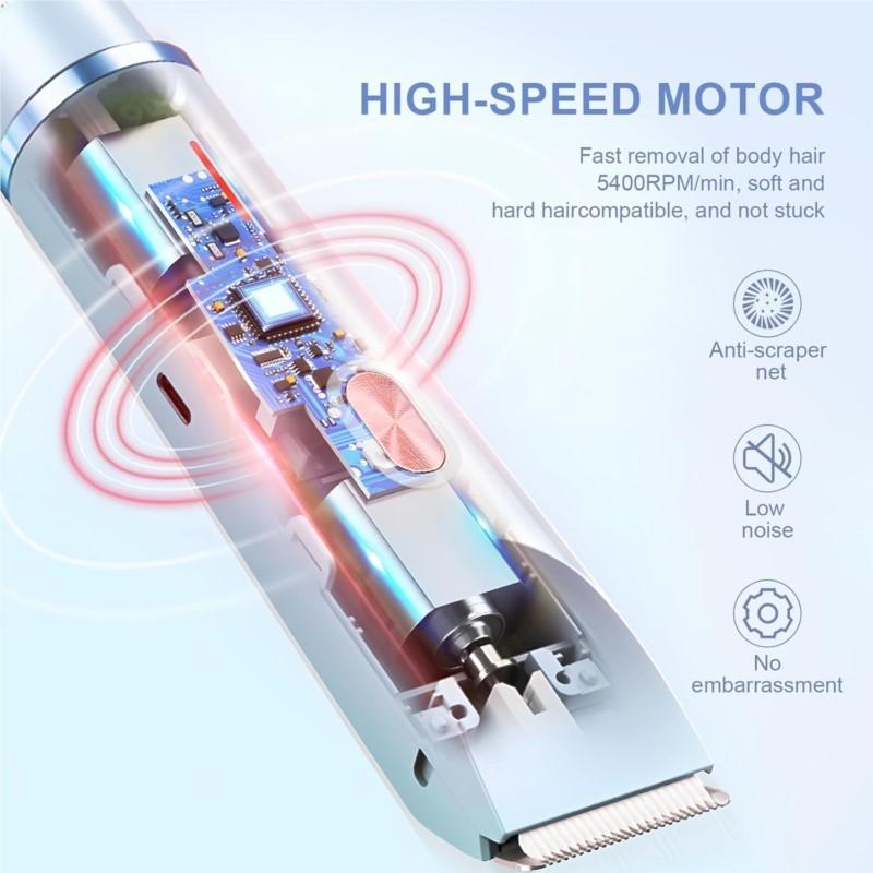 Painless Removal Hair Women Electric Shaver With Bikini Trimmer Rechargeable Lady Shaver For Legs Complexion Arms And Smooth Skin