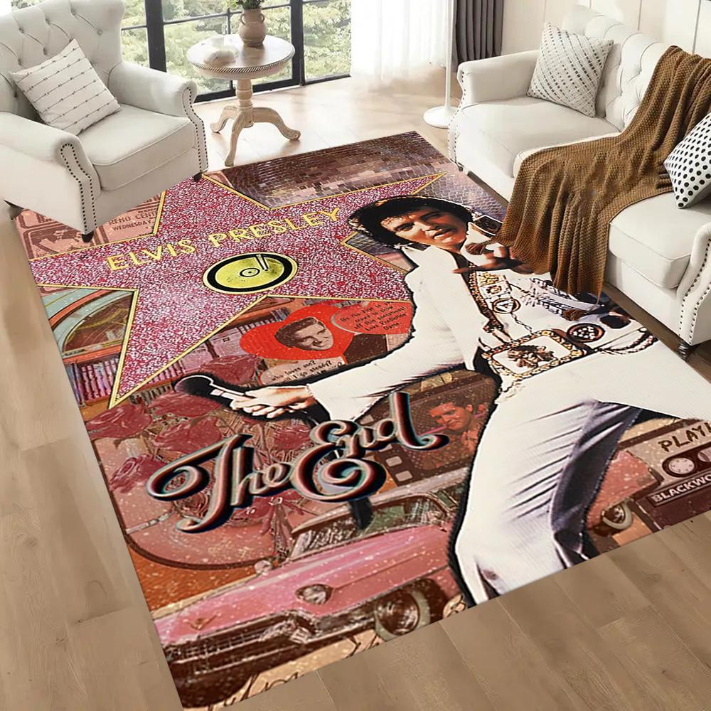 Elvis Floor Mat Design For Study Room Foyer Game Room Playrooms Antislip Rug Office Home Decor Best For Christmas