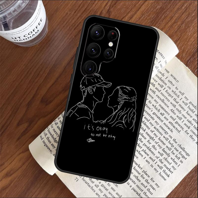 Drama It Is Okay To Not Be Okay Phone Case For Samsung Galaxy S25 S24 S23 S22 S21 Ultra S9 S10 S20 Plus FE Funda Cover Shell