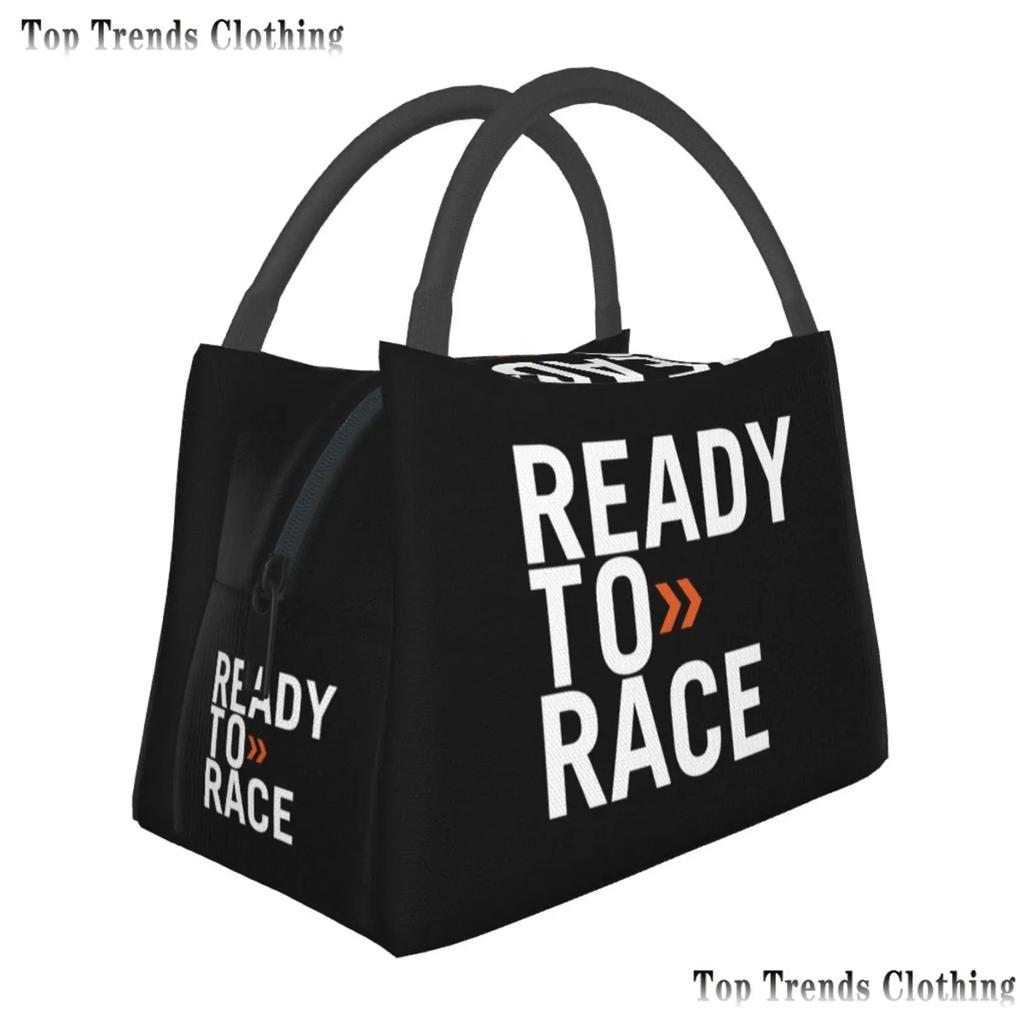 Ready To Race Thermal Insulated Lunch Bag Enduro Cross Motocross Bitumen Bike Life Resuable Lunch Container Storage Food Box
